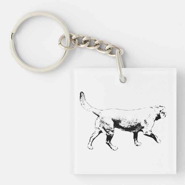 Porte-clefs lanterne-route douce marche (Devant)