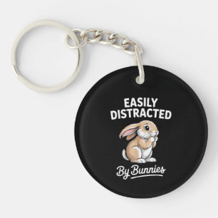 Porte-clefs Lapin Art Mignon Lapin Lièvre Design Hommes Femmes