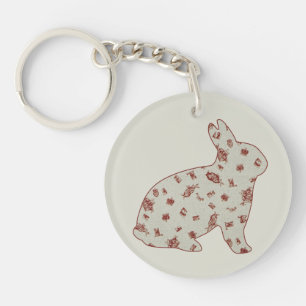 Porte-clefs Lapin du pays des merveilles 2
