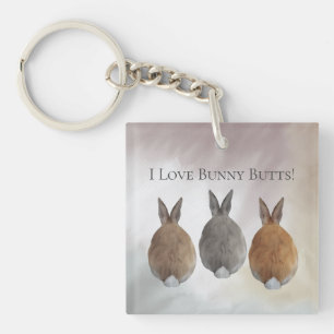 Porte-clefs Lapin Lapin J'Aime Beurre Lapin 