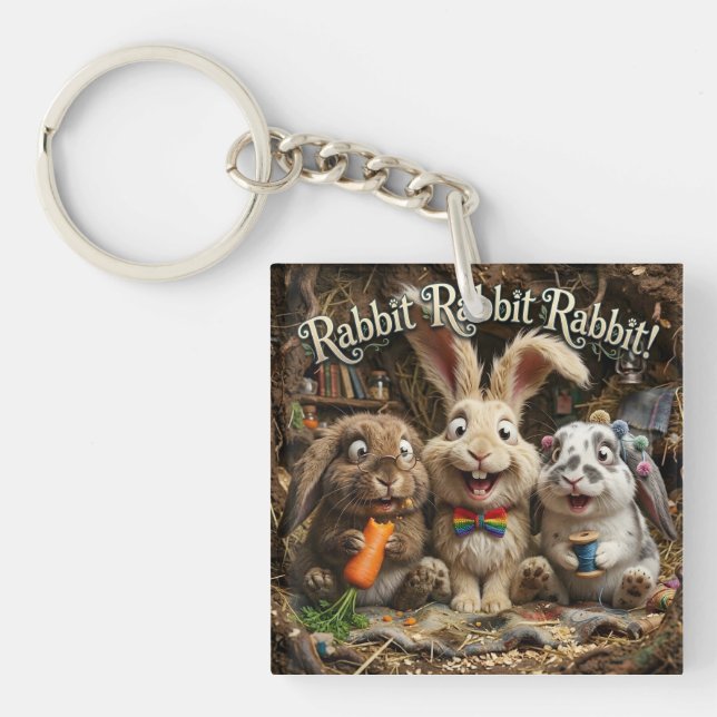 Porte-clefs Lapin Lapin Lapin (Devant)