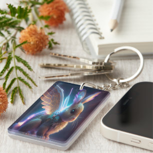 Porte-clefs Lapin spatial