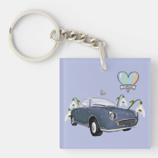 Porte-clefs Lapis Grey Figaro key chain