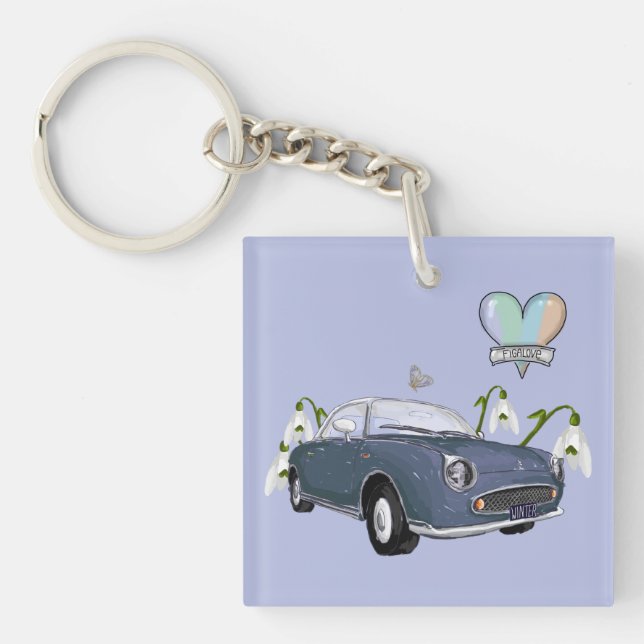 Porte-clefs Lapis Grey Figaro key chain (Devant)