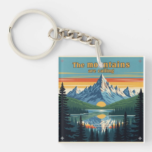 Porte-clefs "L'appel de la nature" (Devant)