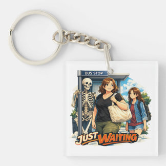 Porte-clefs L'arrêt de bus