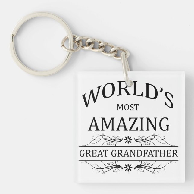 Porte-clefs L'arrière-grand-père le plus extraordinaire du (Devant)