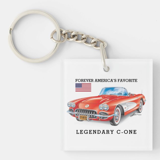 Porte-clefs L'art automobile C-ONE (Devant)