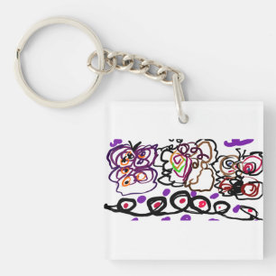 Porte-clefs L'art des papillons de nuit