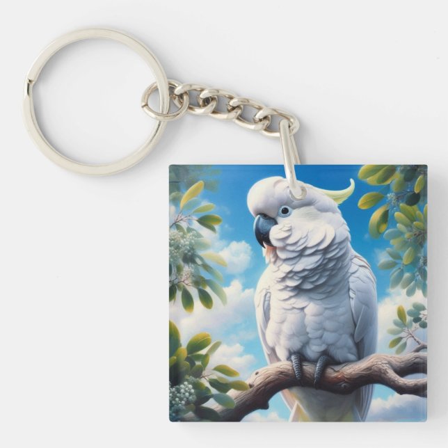 Porte-clefs L'art du Cockatoo (Devant)