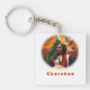 Porte-clefs L'art indien Cherokee