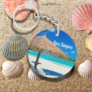 Porte-clefs Las Vagas Plage d'été chaude Photographie ciel ble
