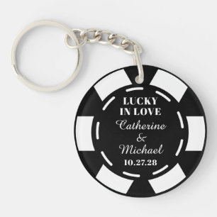 Porte-clefs Las Vegas Casino Poker Chip Mariage Favoriser