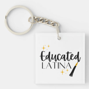 Porte-clefs Latina éduquée avec étoiles et Tassel Femme