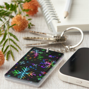 Porte-clefs L'atmosphère de Noël festive et animée de Slippery