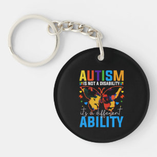 Porte-clefs L'Autisme N'Est Pas Un Handicap, C'Est Un Différen
