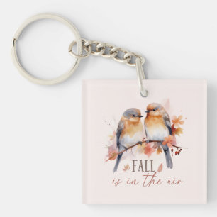 Porte-clefs L'Automne Est Dans L'Air - Beaux Oiseaux Et Feuill