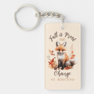 Porte-clefs L'Automne Est La Preuve Que Le Changement Est Beau