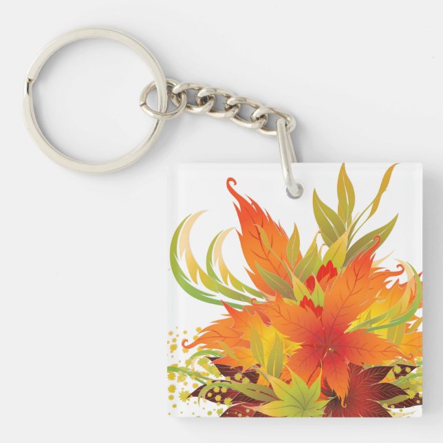 Porte-clefs L'automne part Thanksgiving (Devant)