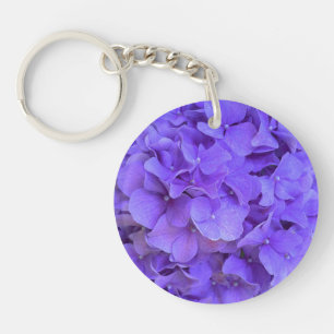 Porte-clefs Lavande lilas violet Hydrangeas violet Fleurs