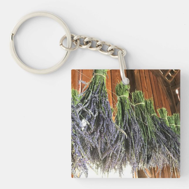 Porte-clefs Lavande pendue dans une grange (Devant)