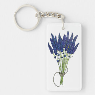 Porte-clefs Lavandula Lavender Bund Herbe Jardin Fleur Violet