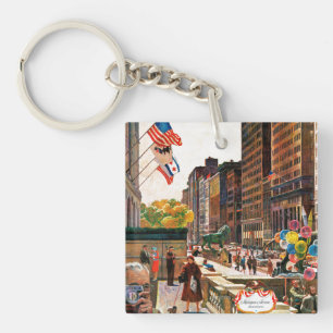 Porte-clefs L'avenue du Michigan, Chicago par John hésitent