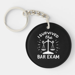 Porte-clefs L'Avocat A Survécu À L'Examen Bar
