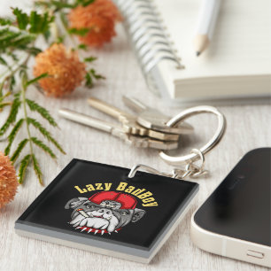 Porte-clefs Lazy English Bulldog
