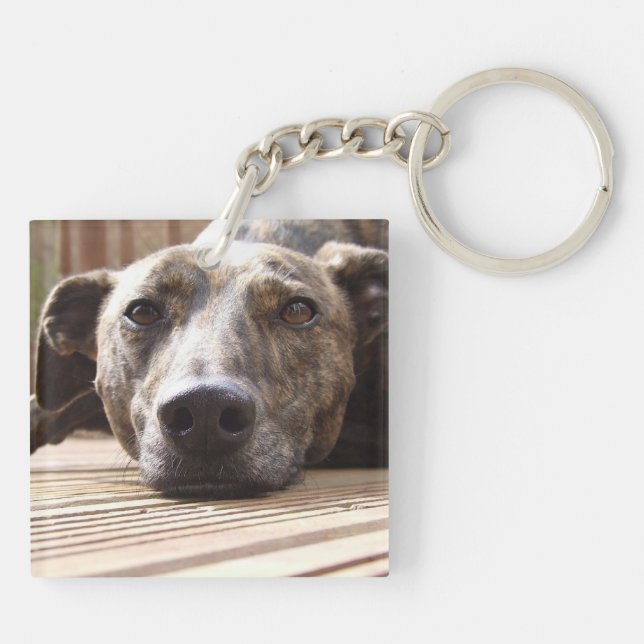 Porte-clefs Lazy Lurcher (Dos)