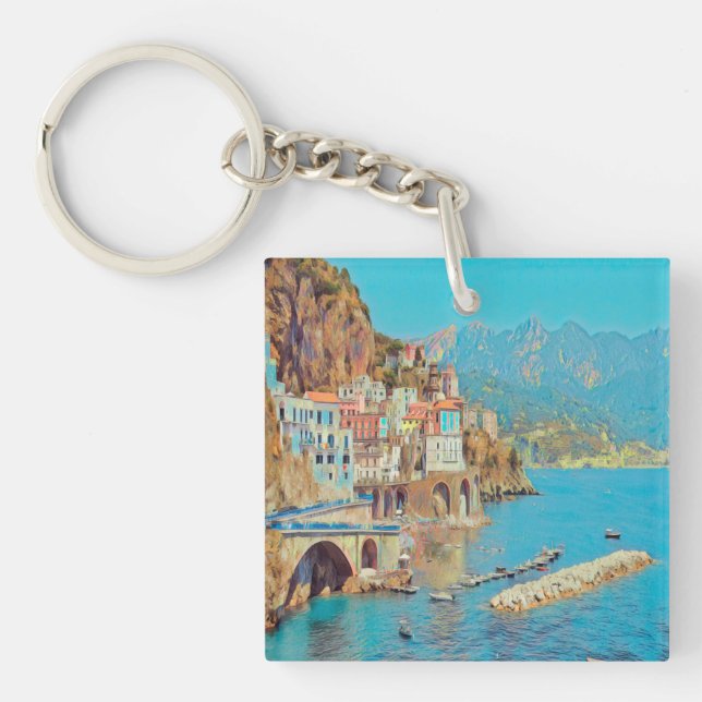 Porte-clefs ldp ATRANI - Côte d'Amalfi - (Devant)