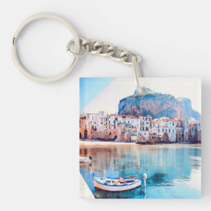 Porte-clefs ldp CEFALÙ - Sicile - plage - panorama
