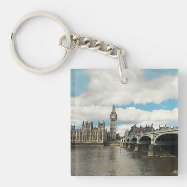 Porte-clefs ldp Londres - WESTMINSTER end bridge - panorama - (Devant)
