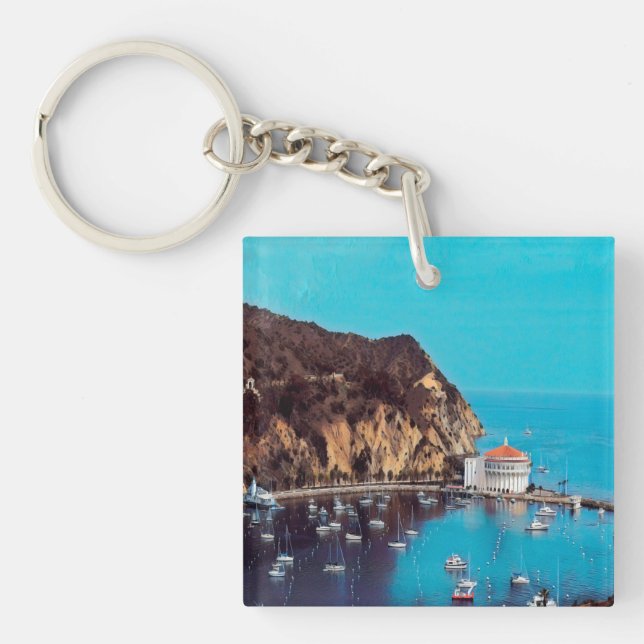 Porte-clefs ldp PÈRE NOËL CATALINA ISLAND - port - (Devant)