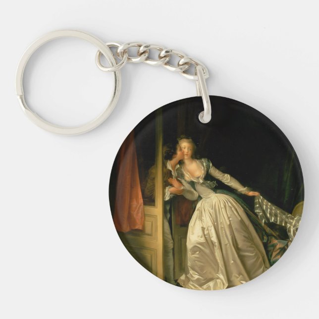 Porte-clefs Le Baiser volé Fragonard (Devant)