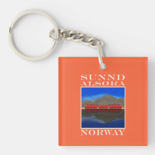 Porte-clefs Le Bateau Rouge Maisons Sunndalsøra Norvège