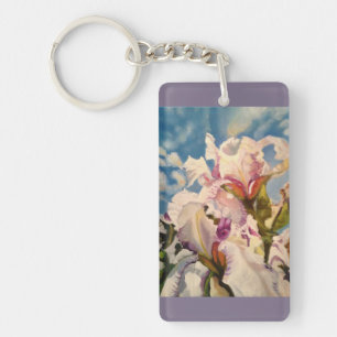 Porte-clefs Le blanc irise le porte - clé