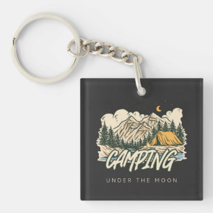 Porte-clefs Le Camping Est Ma Langue D'Amour