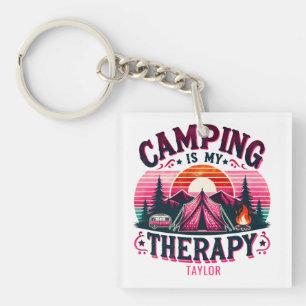 Porte-clefs Le Camping Est Ma Thérapie