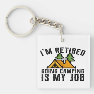Porte-clefs Le camping pour les nouveaux retraités Le camping