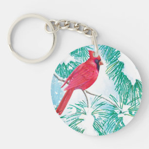 Porte-clefs Le cardinal -
