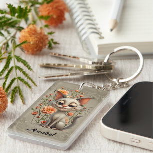 Porte-clefs Le chat malicieux