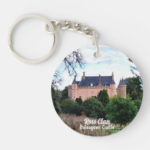 Porte-clefs Le château de Balnagown de l'écossais audacieux Ro
