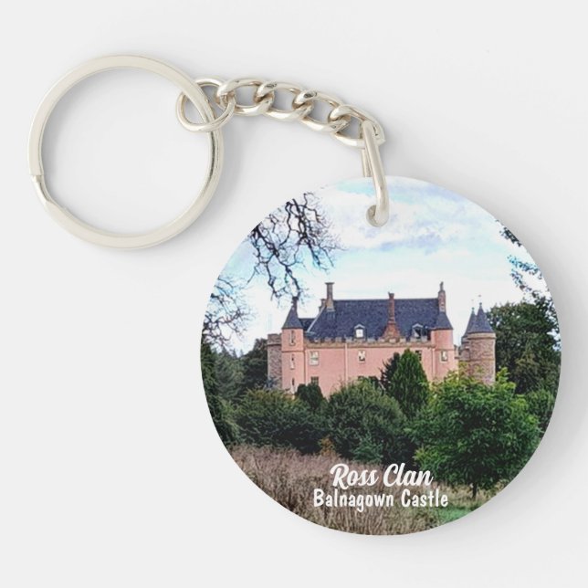 Porte-clefs Le château de Balnagown de l'écossais audacieux Ro (Devant)