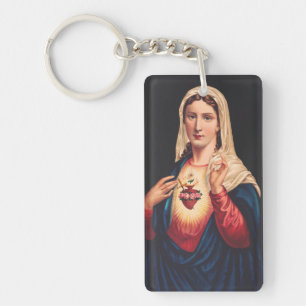 Porte-clefs Le Cœur immaculé de Marie