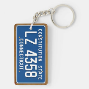 Porte-clefs Le Connecticut 1976 porte - clés vintages de