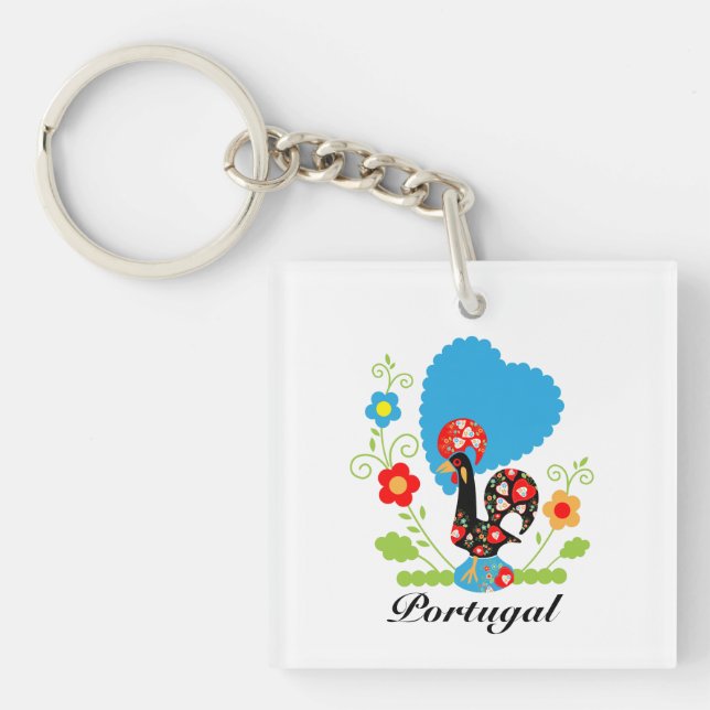 Porte-clefs Le coq portugais (Devant)