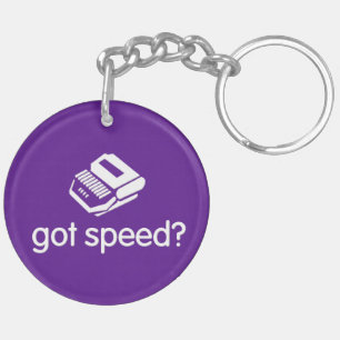 Porte-clefs le dernier mot a obtenu le steno de vitesse