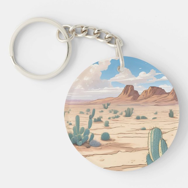 Porte-clefs Le désert (Devant)