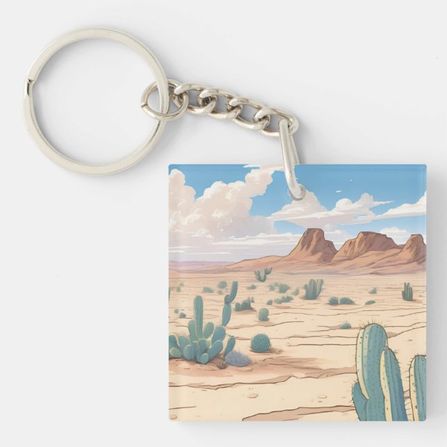 Porte-clefs Le désert (Devant)